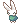 ウサギマスコットヘアピン